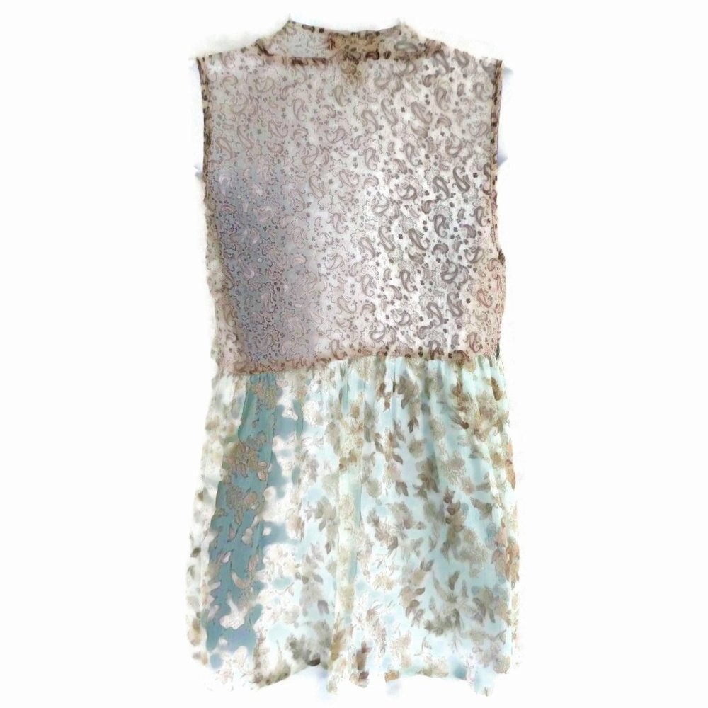 Band Of Gypsies Flyaway Open Front Floral Lite M L - Picture 2 of 8